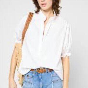 gerard drel blouse Elegant White Women's Top